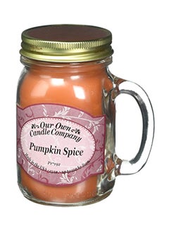 Our Own Candle Company Our Own Candle Company Pumpkin Spice Scented 13 Ounce Mason Jar Candle Company 