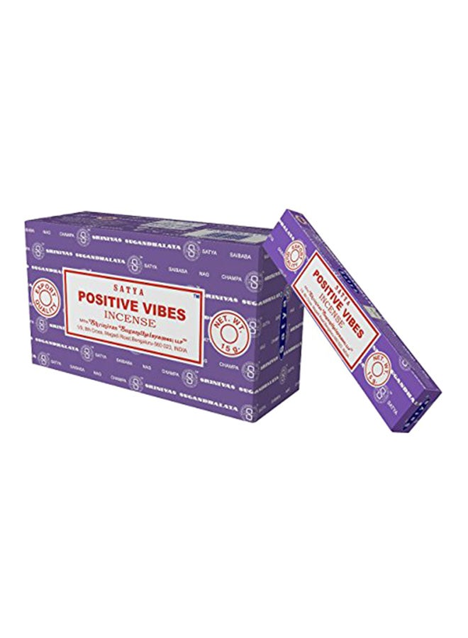 Nag Champa Positive Vibes Incense Sticks, 12 Count - v1549291165/N20868421A_1