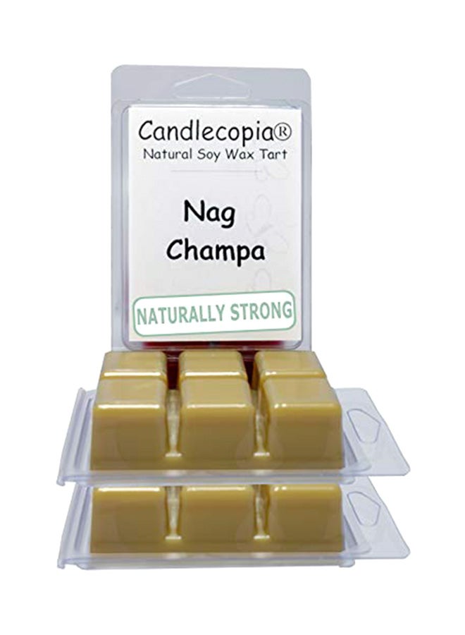 Nag Champa Strongly Scented Hand Poured Vegan Wax Melts Multicolour 2.9X4X2.79 inch