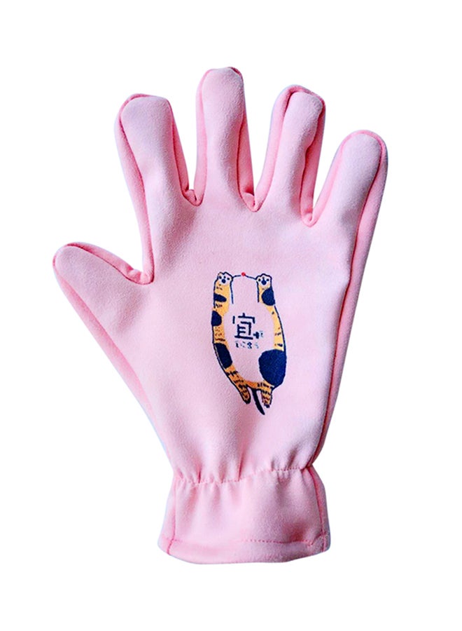 Generic Pet Grooming Glove Brush Deshedding With Enhanced Five Finger Design Right Hand Pink - Image 2