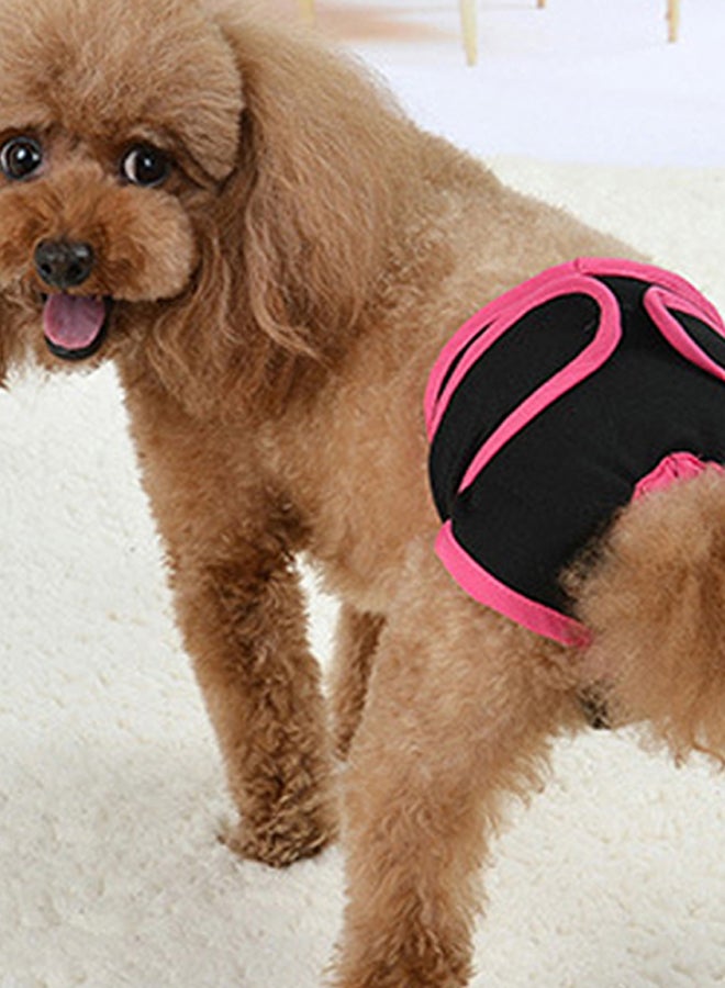 Dog Underwear Diapers Pant With Fastener Strap Black - Image 2
