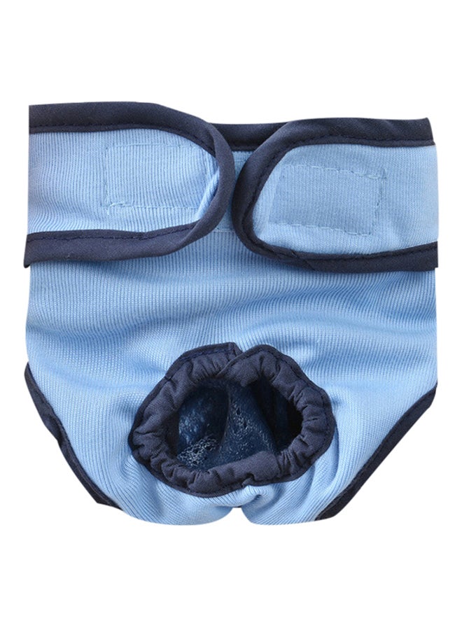 Dog Underwear Diapers Pant With Fastener Strap Blue