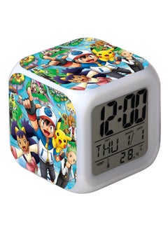 Pokemon Pikachu LED Digital Alarm Clock Multicolour