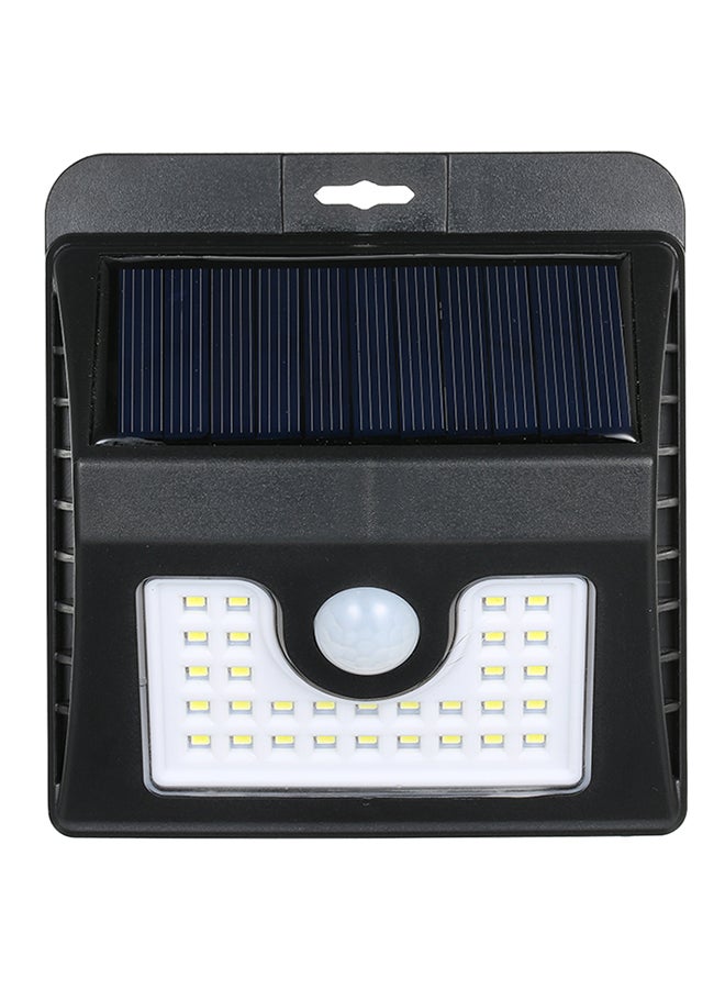 LED Solar Power PIR Motion Sensor Black 0.2kg - Image 1