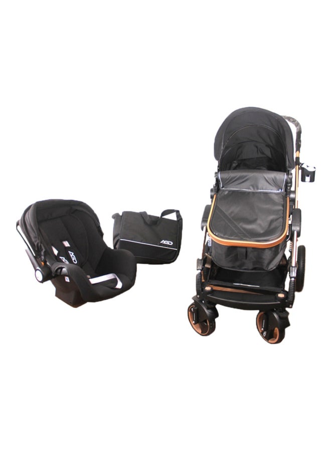 إيه جي دي عربة أطفال 3 في 1 مع حقيبة للطفل (0-9 أشهر) - Image 1