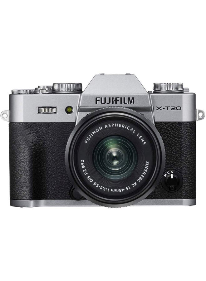 FUJIFILM - X-T20 24.3 MP Mirrorless Digital Camera With 15-45mm Lens Kit - Image 1