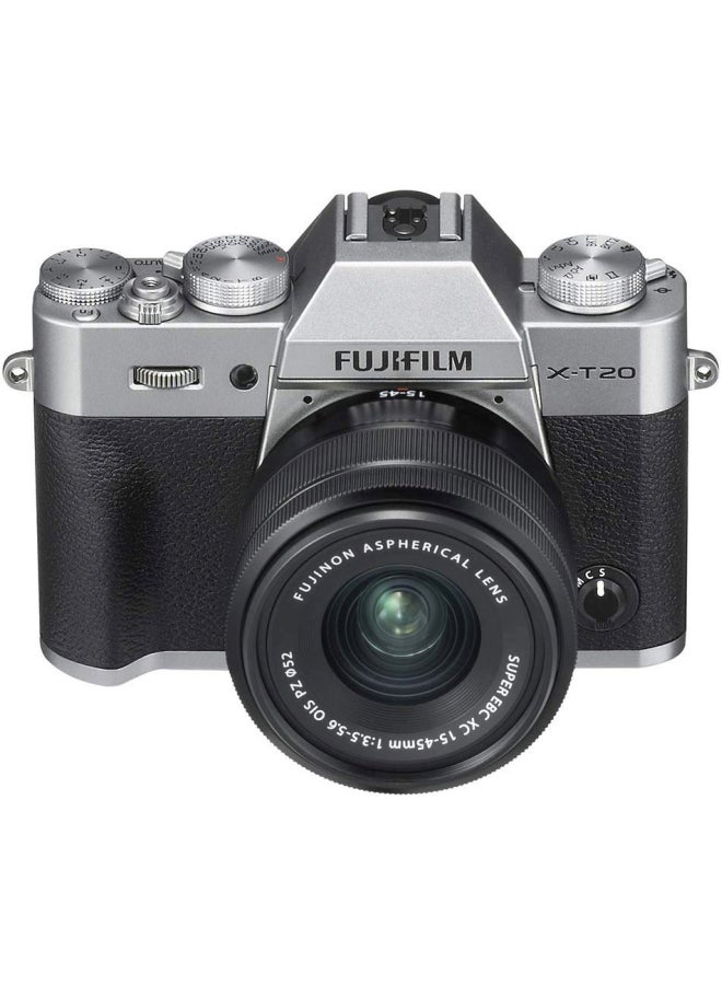 FUJIFILM - X-T20 24.3 MP Mirrorless Digital Camera With 15-45mm Lens Kit - Image 1