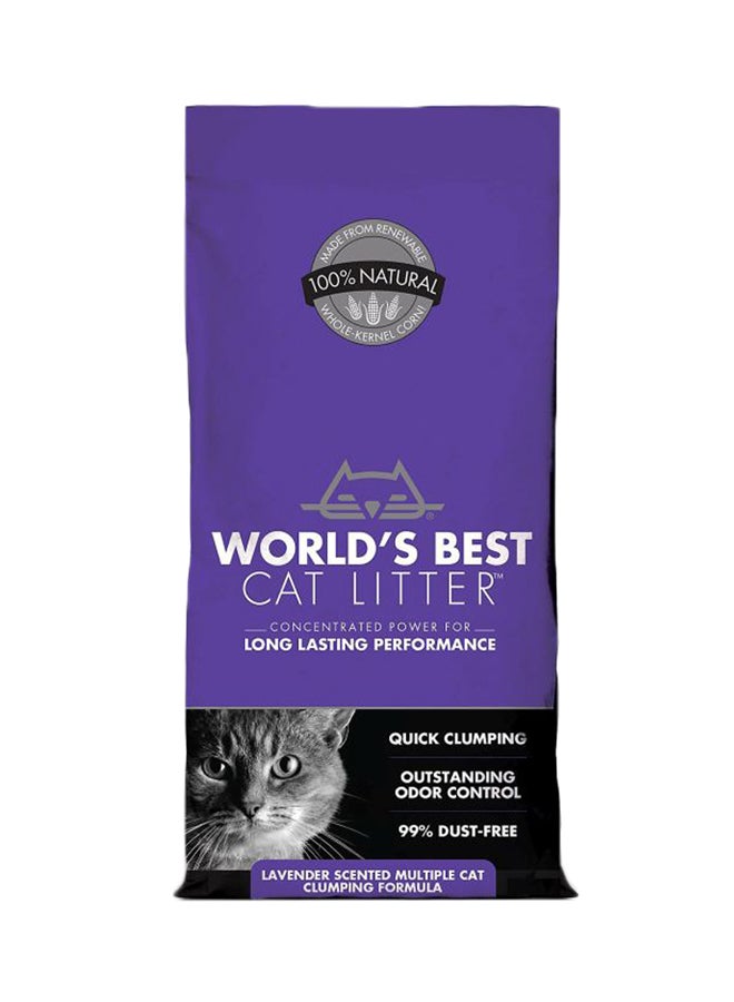 WORLD'S BEST CAT LITTER - Lavender Multiple Cat Clumping Formula 12.7006kg - Image 1