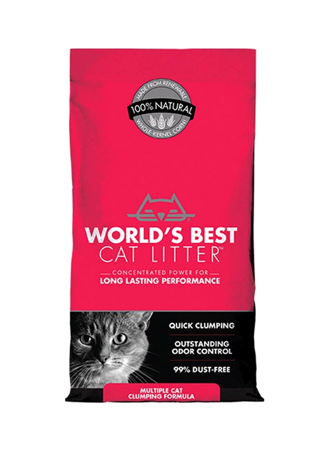 WORLD'S BEST CAT LITTER - Multiple Cat Clumping Formula Multicolour 3.18kg - Image 1