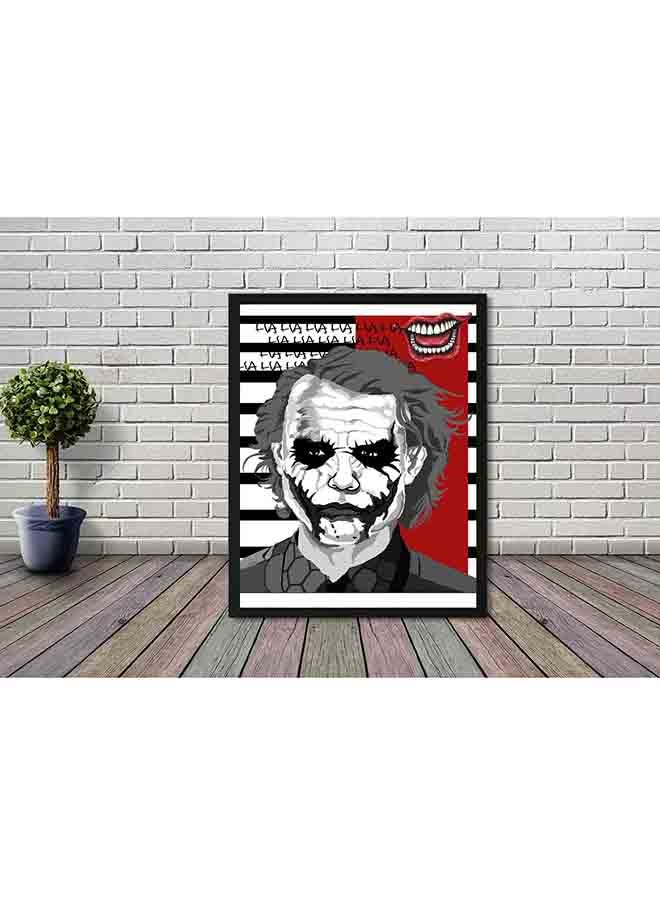 لوحة ملصق برسمة شخصية الجوكر متعدد الألوان 32x22Ø³Ù†ØªÙŠÙ…ØªØ± - Image 2