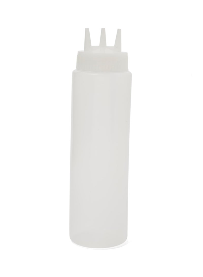 Goldedge 700 ml 3 Head Ketchup Sauce Bottle White 700ml - Image 1