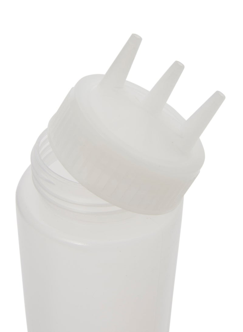 Goldedge 700 ml 3 Head Ketchup Sauce Bottle White 700ml - Image 2