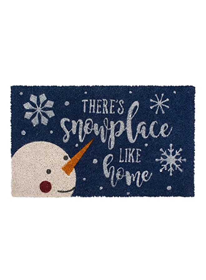 DII Design Imports Snowplace Like Home Back Entry Way Doormat Snowplace Like Home 0.5x18x30inch  - Image 1