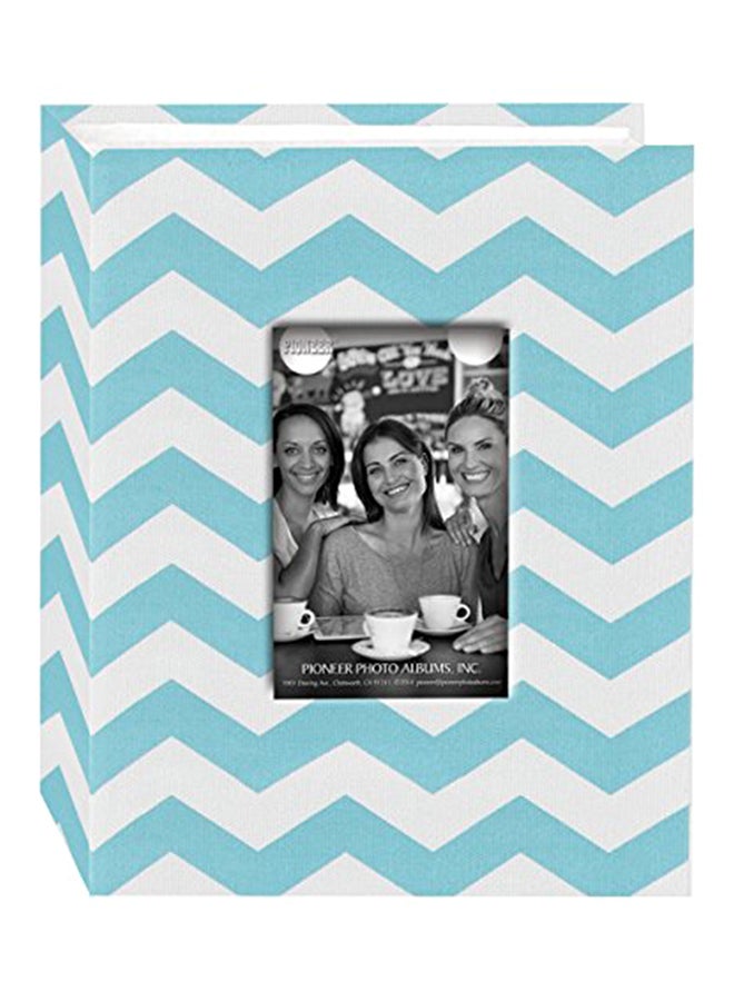 100-Pockets Photo Album Blue/White 6.75X2.25X5.375inch - v1549363835/N20835798A_1