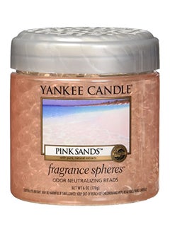 YANKEE CANDLE Pink Sands Fragrance Spheres Candle Beige 2.5x2.5x3inch 