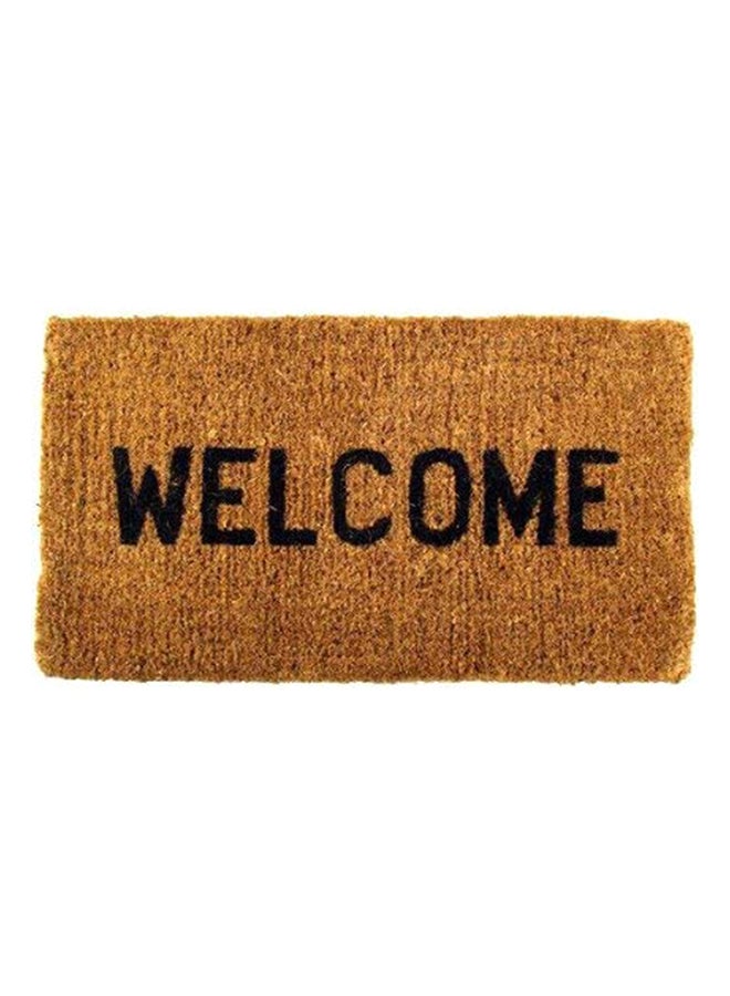 Kempf Welcome Natural Coco Coir Doormat Beige/Black 1x16x27inch 