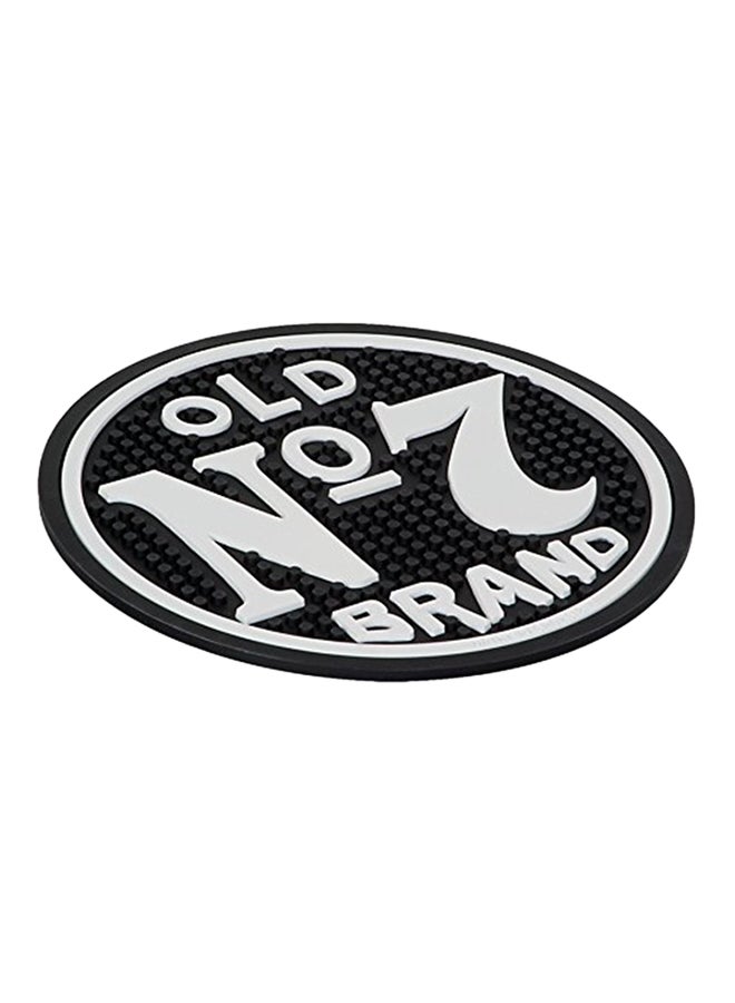 Old No.7 Bar Mat Black/White 16x10.5x0.25inch