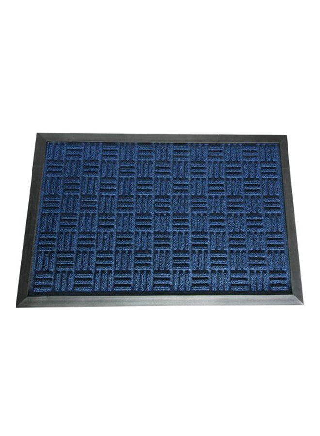 Rubber-Cal Rubber Backed Entrance Door Mat Blue 0.38x36x24inch 