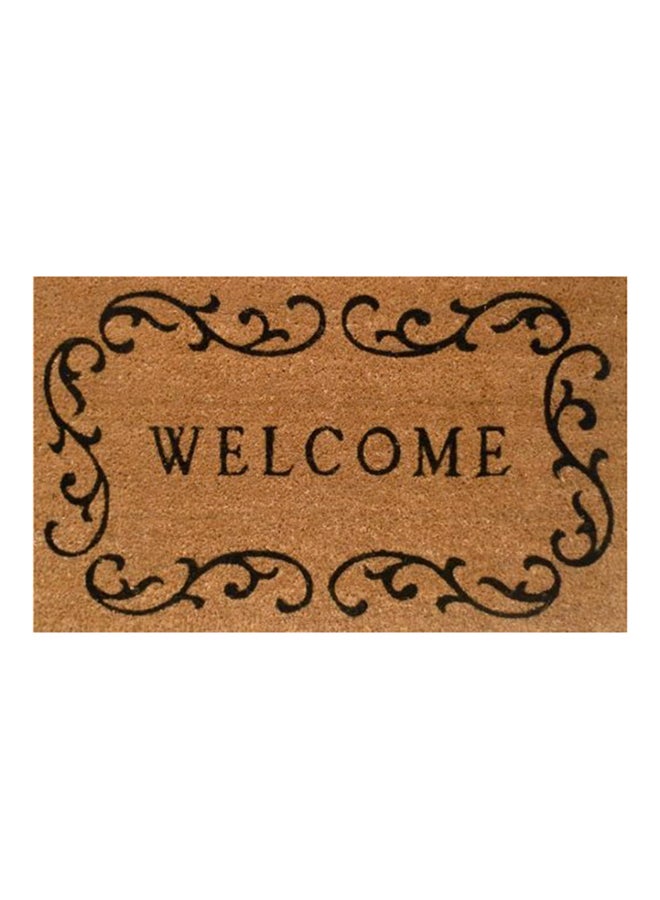 كالواي ميلز دواسة باب كورليكو مطبوع عليها كلمة Welcome أسود/بني 0.6x17x29بوصة 