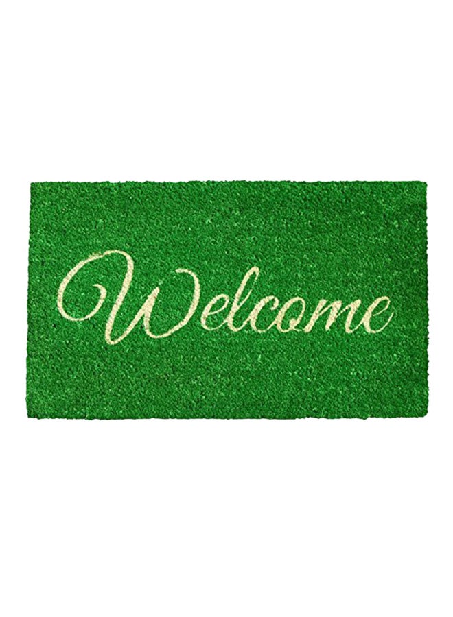كالواي ميلز ممسحة أرجل مطبوع عليها عبارة "Welcome أخضر 0.6x17x29بوصة 