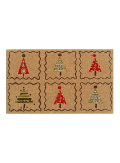 Home & More Christmas Trees Doormat Multicolour 0.6x17x29inch 