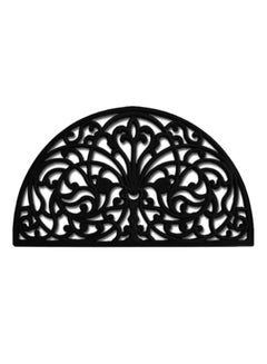 Home & More Iris Rubber Doormat Black 0.5x18x30inch 