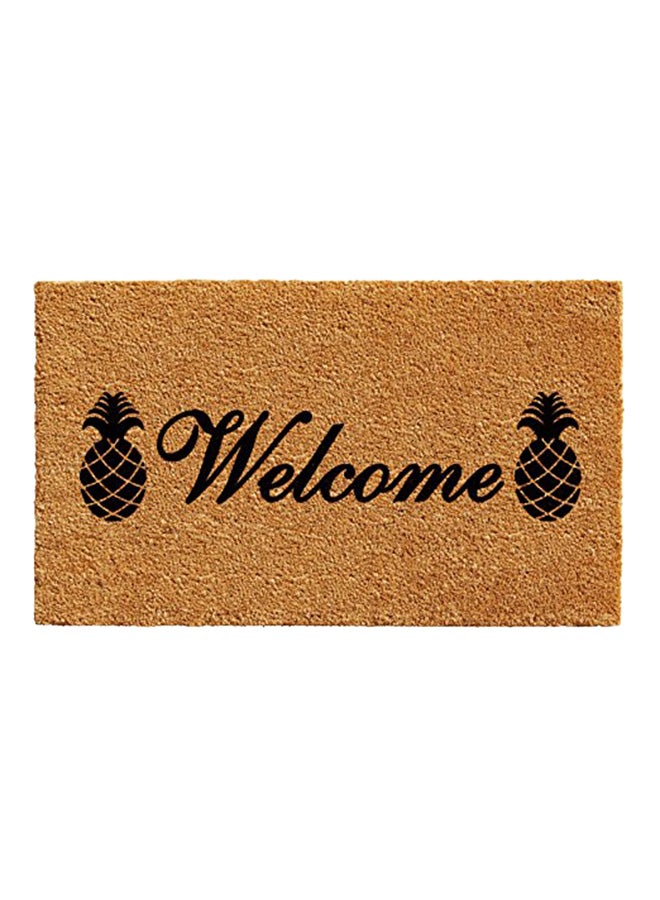 Calloway Mills Welcome Pineapples Printed Doormat Multicolour 0.6x29x17inch - Image 1