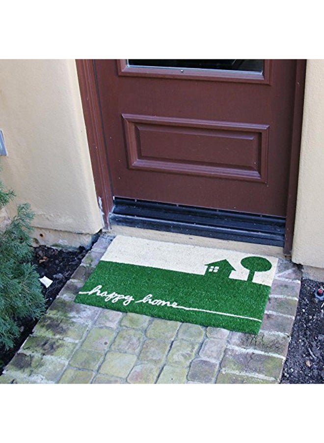 Rubber-Cal Happy Home Printed Doormat Multicolour 0.63x30x18inch - Image 2