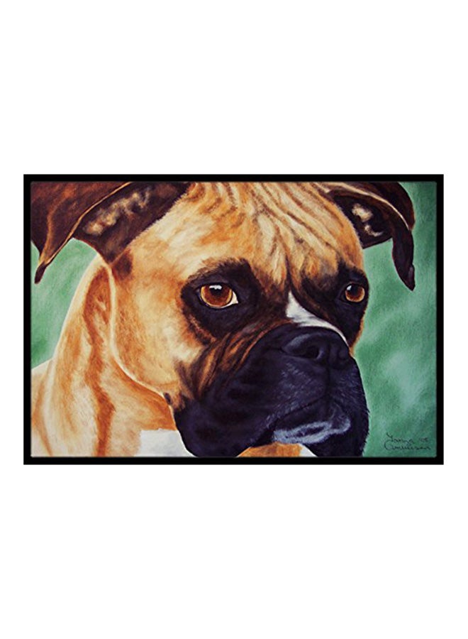 Caroline's Treasures Boxer Dog Printed Doormat Multicolour 24x36x0.25inch