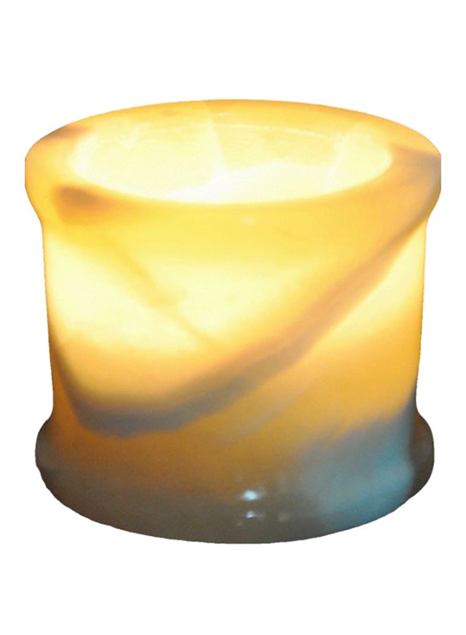 CraftsOfEgypt Alabaster Stone Marble Votive Candle Holder Beige 4.2X3.3X4.1inch  - Image 2