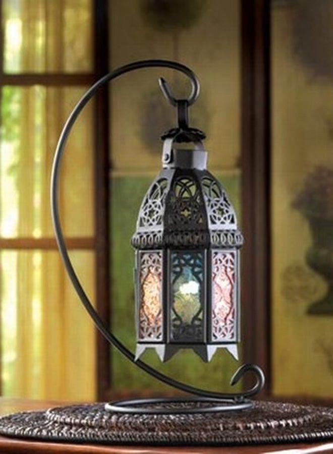 Rainbow Moroccan Ornate Candle Holder Lantern Stand - v1549364082/N20841670A_2