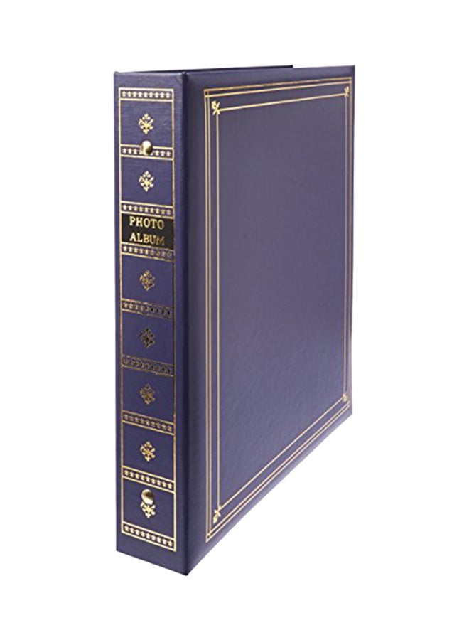 ألبومات صور بايونير ألبوم صور بثلاث حلقات وغلاف من الجلد أزرق 14X2.375X11.625بوصة  - Image 2