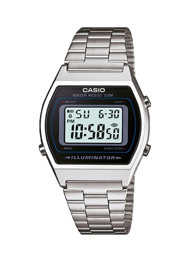كاسيو ساعة يد رقمية كلاسيكية طراز B640WD-1AVEF - 35 مم - فضي للرجال - Image 1