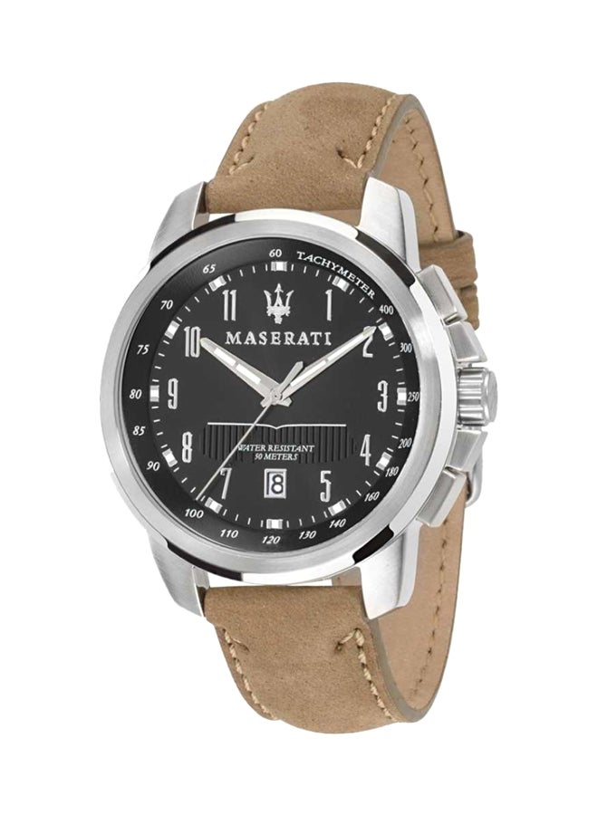 مازيراتي ساعة يد سكسيسو بعقارب طراز R8851121004 للرجال - Image 1