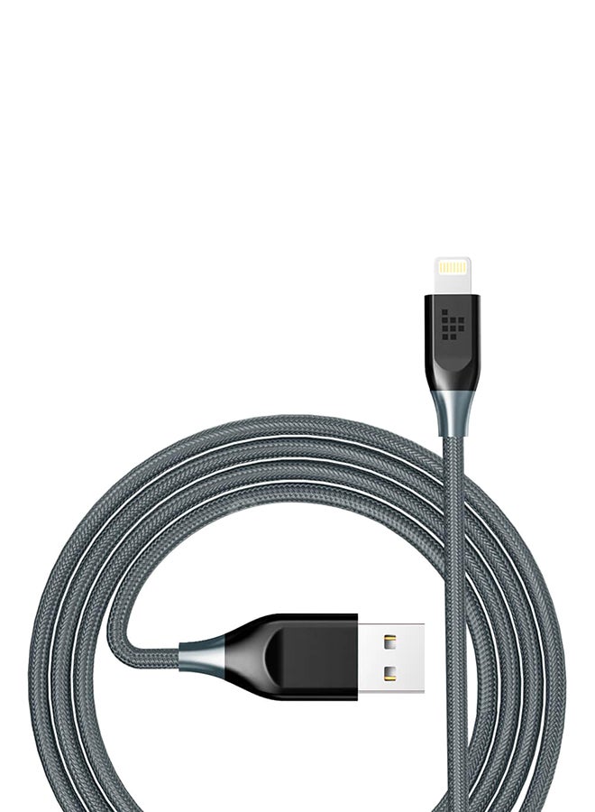 ترونسمارت بيزيكس كابل لايتننج USB رمادي  - Image 1
