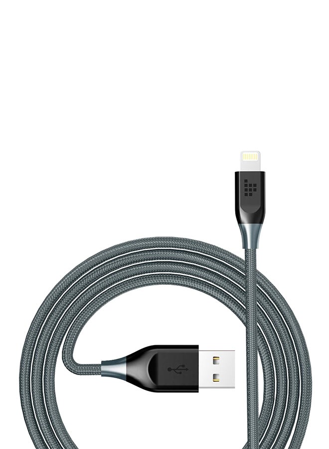 ترونسمارت بيزيكس كابل لايتننج USB رمادي  - Image 1