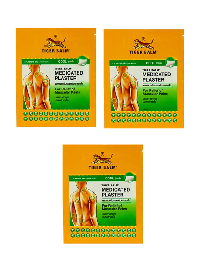 Tiger Balm 3-Piece Cool Pain Relief Medicated Plaster - Image 1