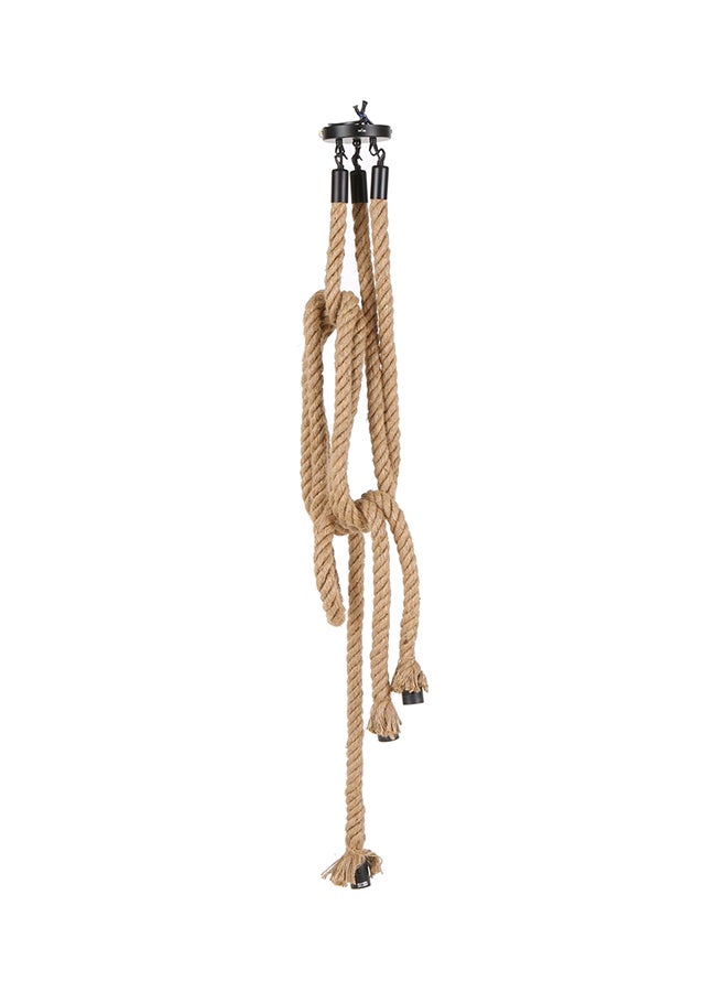 3-Head E27 Rope Holder Beige 240V  - Image 1
