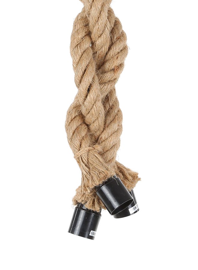 3-Head E27 Rope Holder Beige 240V  - Image 1