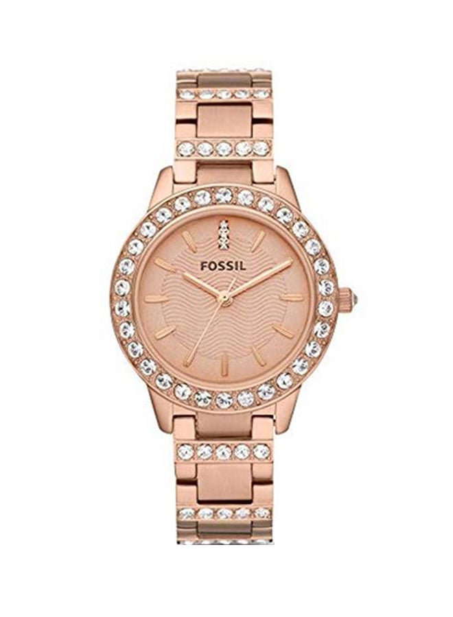 FOSSIL - Women's Jesse Analog Watch ES3020 - 34 mm - Rose Gold - Image 1