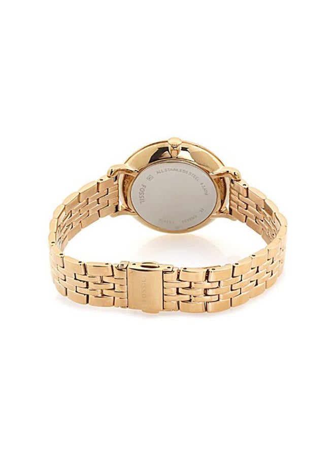 FOSSIL - Women's Jacqueline Analog Watch ES3435 - 36 mm - Rose Gold - Image 1