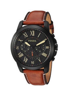 FOSSIL Men's Grant Chronograph Watch FS5241 - 44 mm - Brown  - Image 1