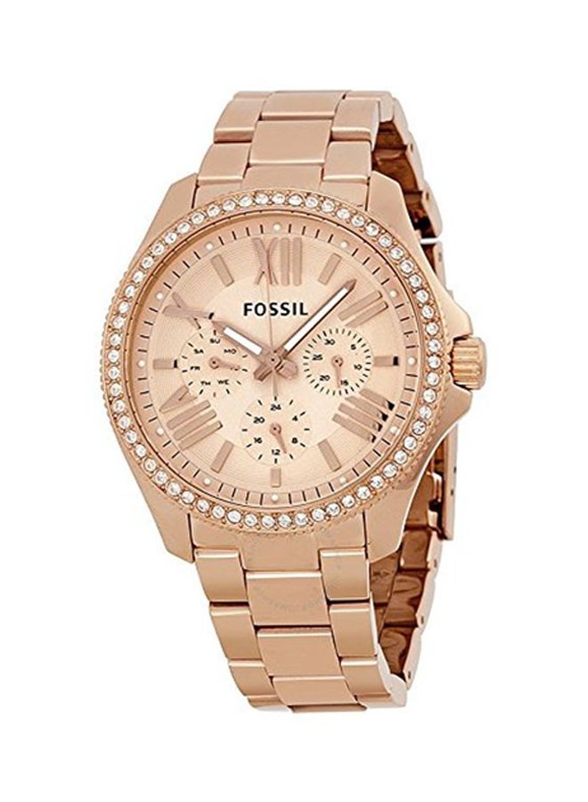 FOSSIL - women Stone Studded Analog Watch AM4483 - Image 1