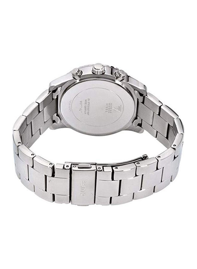 جس ساعة كونفيتي بعقارب مرصعة بالأحجار طراز W0774L7 للنساء - Image 2