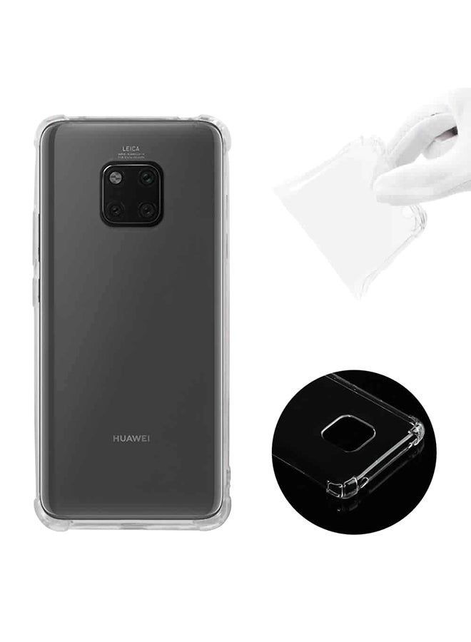 غطاء حماية واقٍ قلاب لهاتف هواوي ميت 20 برو شفاف - Image 2