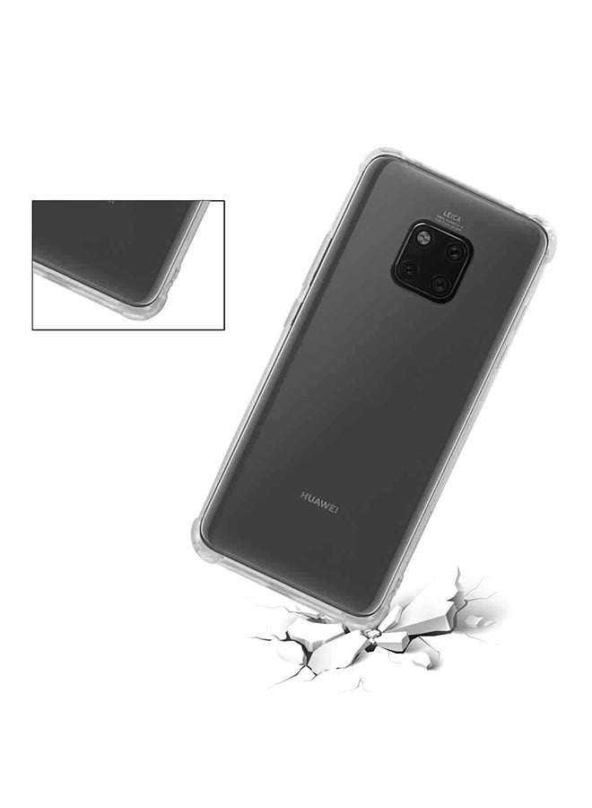 غطاء حماية واقٍ قلاب لهاتف هواوي ميت 20 برو شفاف - Image 3