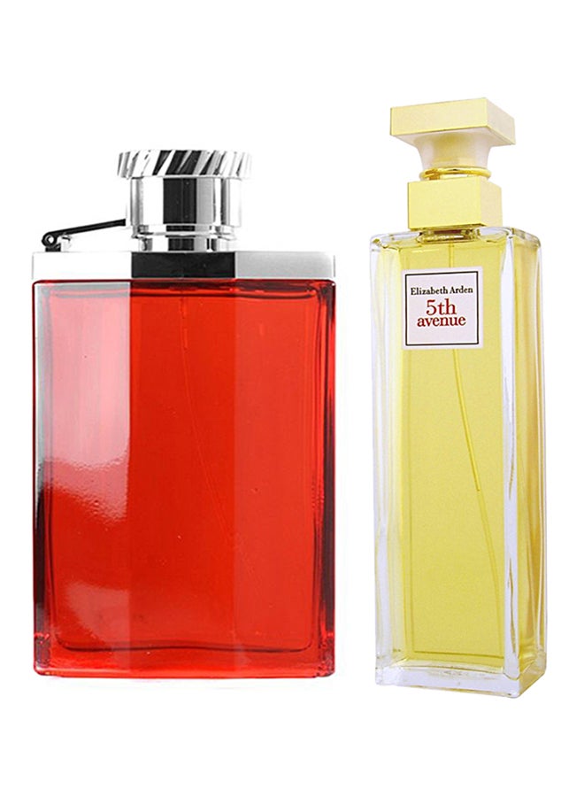 اليزابيث اردن مجموعة هدايا مكونة من ماء عطر 5th أفينيو وماء تواليت ديزاير EDP 125Ml, EDT 100ملليلتر  - Image 1