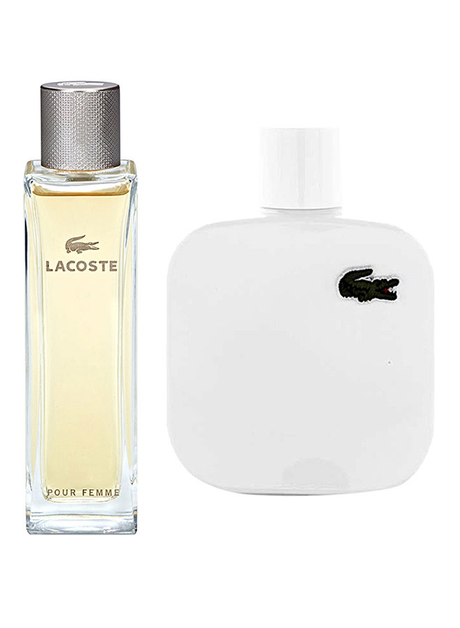 لاكوست مجموعة الهدايا من لاكوست EDP 90ml, EDT 100ملليلتر  - Image 1