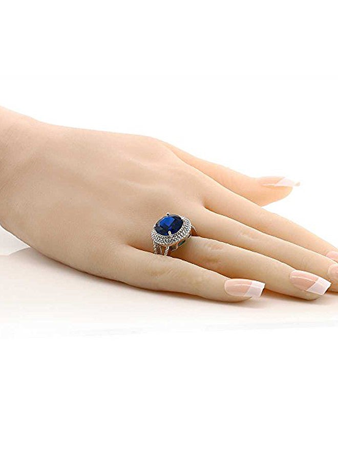 GEM STONE KING 925 Sterling Silver 7.56 Carat Ring - Image 3