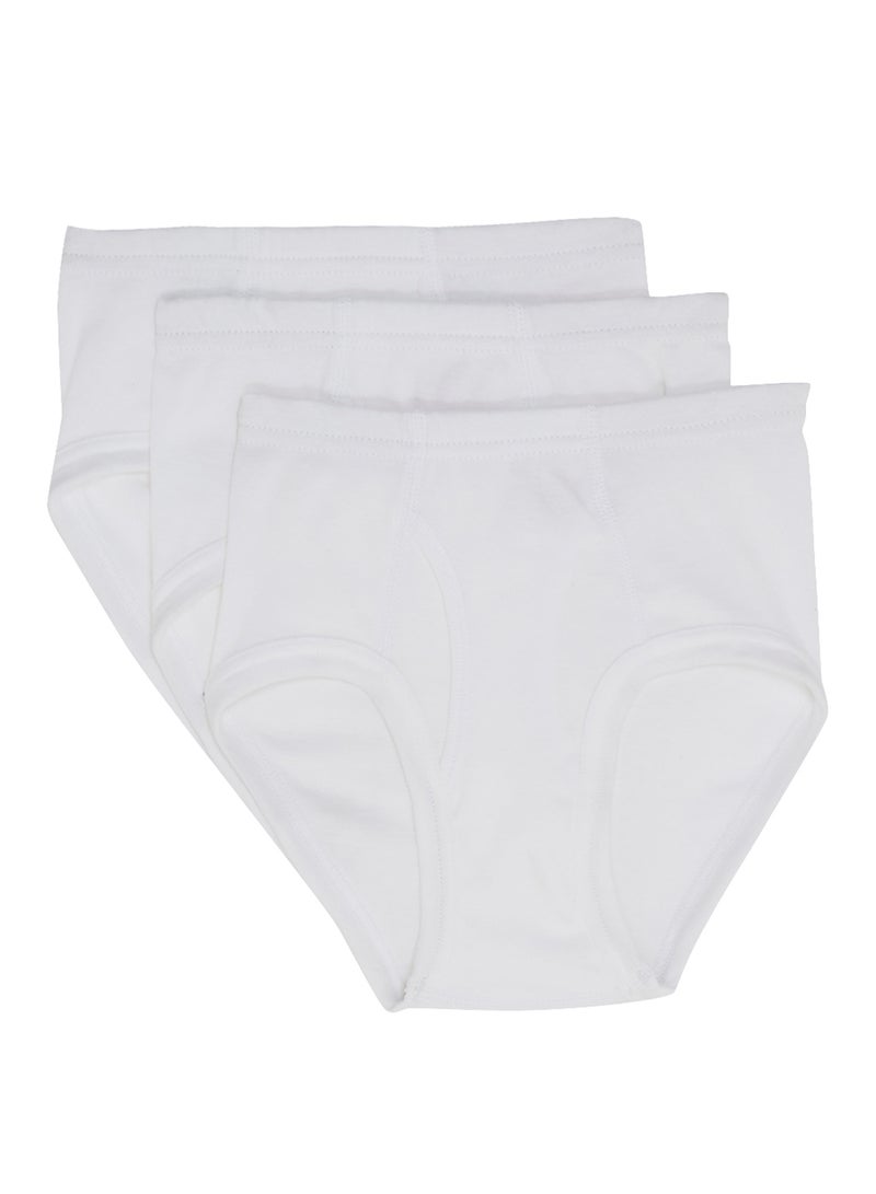 SLUGGER 3 Piece Cotton Brief White - Image 1